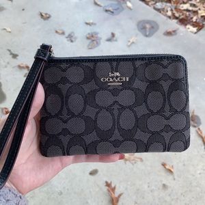 Coach Monogrammed Wristlet ❤️